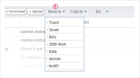 Figure 5. Move Mails