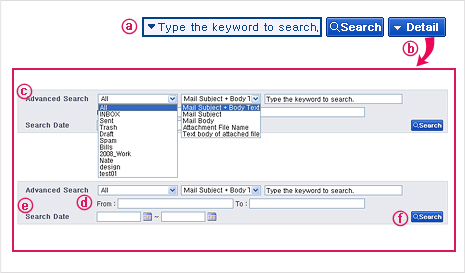 Figure 2. Search Mail